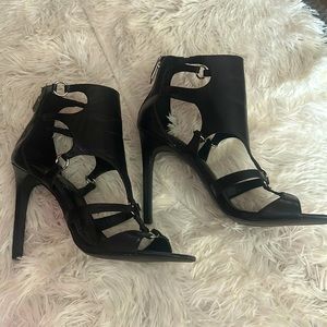Black high heels